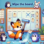 Wipe the board